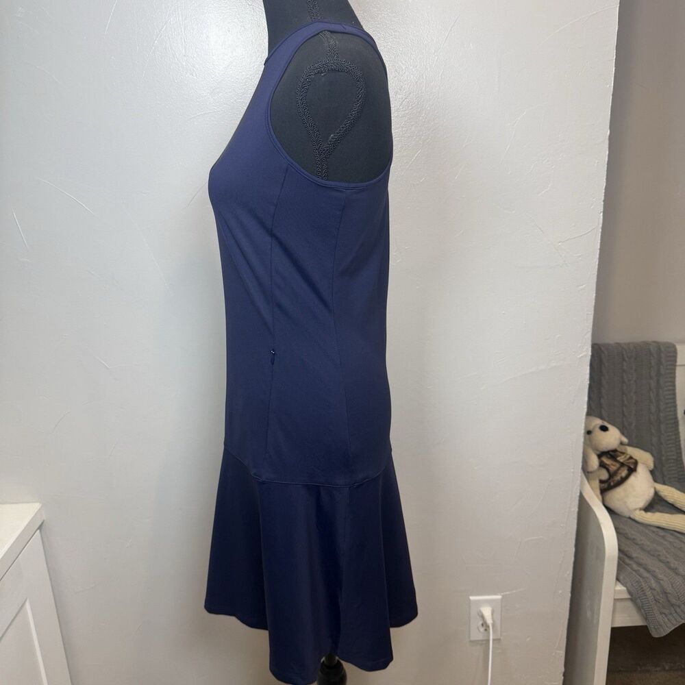 J. McLaughlin Tallula Dress Blue Size Small Catalina Cloth Summer Athleisure NWT - Picture 7 of 16